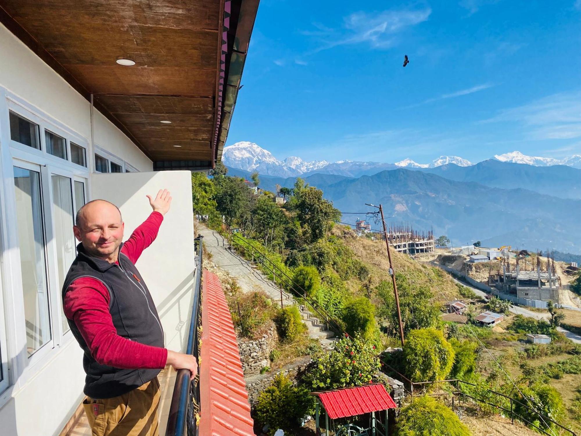 Panoramic View Guest House Sarangkot Pokhara Kültér fotó
